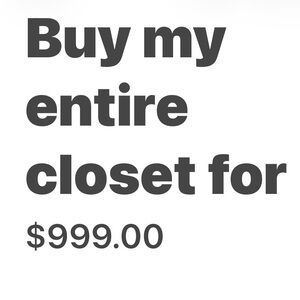 Entire closet - Men Other